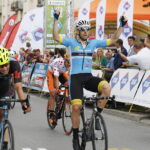 03.06.2018 13. Międzynarodowy Wyścig Kolarskie Szlakiem Walk Majora Hubala. IV etap. Radoszyce - Końskie. Zwycięzcą etapu został Filippo Fortin / Jarosław Kubalski / Radio Kielce