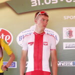 03.06.2018 13. Międzynarodowy Wyścig Kolarskie Szlakiem Walk Majora Hubala. IV etap. Radoszyce - Końskie. II miejsce w Wyścigu zajął Filip Maciejuk / Jarosław Kubalski / Radio Kielce