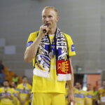 03.06.2018 Kielce. Mecz finałowy PGNiG Superligi PGE Vive Kielce - Wisła Płock. PGE Vive Kielce zdobyło Mistrza Polski po raz piętnasty. Pożegnanie zawodników. Karol Bielecki / Jarosław Kubalski / Radio Kielce