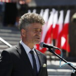 08.06.2018 Kielce. Przysięga elewów na Placu Wolności. Senator Krzysztof Słoń / Jarosław Kubalski / Radio Kielce