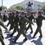 08.06.2018 Kielce. Przysięga elewów na Placu Wolności / Jarosław Kubalski / Radio Kielce