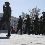 08.06.2018 Kielce. Przysięga elewów na Placu Wolności / Jarosław Kubalski / Radio Kielce