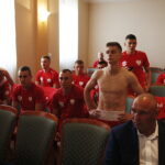 08.06.2018 Kielce. Oficjalne ważenie zawodników przed meczem bokserskim Polska - Turcja / Jarosław Kubalski / Radio Kielce