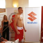 08.06.2018 Kielce. Oficjalne ważenie zawodników przed meczem bokserskim Polska - Turcja / Jarosław Kubalski / Radio Kielce