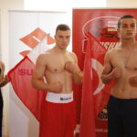 08.06.2018 Kielce. Oficjalne ważenie zawodników przed meczem bokserskim Polska - Turcja / Jarosław Kubalski / Radio Kielce