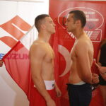 08.06.2018 Kielce. Oficjalne ważenie zawodników przed meczem bokserskim Polska - Turcja / Jarosław Kubalski / Radio Kielce