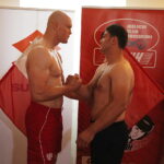 08.06.2018 Kielce. Oficjalne ważenie zawodników przed meczem bokserskim Polska - Turcja / Jarosław Kubalski / Radio Kielce