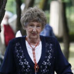 12.06.2018 Kielce. Uroczystości w 99. rocznicę powstania 2 Pułku Artylerii Lekkiej Legionów. Danuta Żbikowska, prezes Stowarzyszenia Rodzin i Sympatyków 2 Pułku Artylerii Lekkiej Legionów / Jarosław Kubalski / Radio Kielce