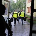 12.06.2018 Kielce. SP nr 24. Zdjęcia do filmu edukacyjnego: jak zachowywać się podczas ataku terrorystycznego na szkołę / Jarosław Kubalski / Radio Kielce