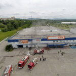 14.06.2018 Kielce. Pożar hali dawnego centrum handlowego „Praktiker” / Jarosław Kubalski / Radio Kielce