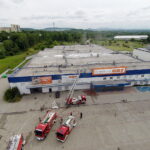 14.06.2018 Kielce. Pożar hali dawnego centrum handlowego „Praktiker” / Jarosław Kubalski / Radio Kielce