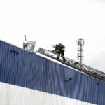 14.06.2018 Kielce. Pożar hali dawnego centrum handlowego „Praktiker” / Jarosław Kubalski / Radio Kielce