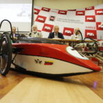 14.06.2018 Kielce. PśK. Konferencja z udziałem zespołów studentów, laureatów III miejsca konkursu łazików marsjańskich w USA i zwycięzców wyścigu samochodów elektrycznych Green Power w Bydgoszczy / Jarosław Kubalski / Radio Kielce