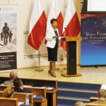 14.06.2018 Kielce. UW. Konferencja na temat przyszłości Wojsk Obrony Terytorialnej. Dr Joanna Grzela, Katedra Krajów Europy Północnej UJK w Kielcach / Jarosław Kubalski / Radio Kielce