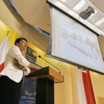 14.06.2018 Kielce. UW. Konferencja na temat przyszłości Wojsk Obrony Terytorialnej. Dr Joanna Grzela, Katedra Krajów Europy Północnej UJK w Kielcach / Jarosław Kubalski / Radio Kielce