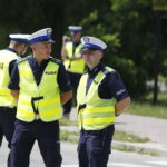 15.06.2018 Kielce. Konkurs na najlepszego policjanta świętokrzyskiej drogówki. Policjanci kierują ruchem na skrzyżowaniu ulic Warszawskiej i Orkana / Jarosław Kubalski / Radio Kielce