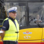 15.06.2018 Kielce. Konkurs na najlepszego policjanta świętokrzyskiej drogówki. Policjanci kierują ruchem na skrzyżowaniu ulic Warszawskiej i Orkana / Jarosław Kubalski / Radio Kielce