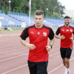 17.06.2018 Kielce. Próby wydolnościowe piłkarzy Korony Kielce na stadionie lekkoatletycznym / Jarosław Kubalski / Radio Kielce