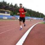 17.06.2018 Kielce. Próby wydolnościowe piłkarzy Korony Kielce na stadionie lekkoatletycznym / Jarosław Kubalski / Radio Kielce