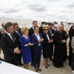 22.06.2018 Piotrkowice. Wmurowanie aktu erekcyjnego pod budowę zespołu placówek oświatowych / Jarosław Kubalski / Radio Kielce