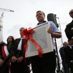 22.06.2018 Piotrkowice. Wmurowanie aktu erekcyjnego pod budowę zespołu placówek oświatowych / Jarosław Kubalski / Radio Kielce