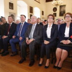 24.06.2018 Sandomierz. Wicepremier Beata Szydło spotkała się z mieszkańcami miasta. Wiceprzewodniczący Sejmiku Województwa Świętokrzyskiego Andrzej Pruś, poseł Marek kwitek, poseł Krzysztof Lipiec, wojewoda Agata Wojtyszek i poseł Maria Zuba / Jarosław Kubalski / Radio Kielce
