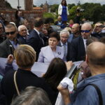 24.06.2018 Sandomierz. Wicepremier Beata Szydło spotkała się z mieszkańcami miasta / Jarosław Kubalski / Radio Kielce
