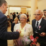 27.06.2018 Kielce. Medale za długoletnie pożycie małżeńskie. Państwo Alicja i Henryk Sygut / Jarosław Kubalski / Radio Kielce