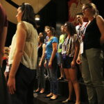 29.06.2018 Kielce. Przegląd chórów akademickich. Próby. Chór Politechniki Krakowskiej / Jarosław Kubalski / Radio Kielce