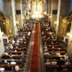 29.06.2018 Kielce. Katedra. Pogrzeb Włodzimierza Korony, dyrektora Miejskiego Urzędu Pracy w Kielcach, byłego wójta gminy Masłów / Jarosław Kubalski / Radio Kielce