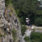21.06.2018 Kielce. Próby widokowej tyrolki na Kadzielni / Jarosław Kubalski / Radio Kielce