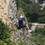 21.06.2018 Kielce. Próby widokowej tyrolki na Kadzielni / Jarosław Kubalski / Radio Kielce