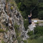 21.06.2018 Kielce. Próby widokowej tyrolki na Kadzielni / Jarosław Kubalski / Radio Kielce