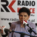 24.06.2018 Sandomierz. Wicepremier Beata Szydło podczas wywiadu dla Radia Kielce / Jarosław Kubalski / Radio Kielce