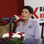 24.06.2018 Sandomierz. Wicepremier Beata Szydło podczas wywiadu dla Radia Kielce / Jarosław Kubalski / Radio Kielce