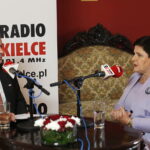 24.06.2018 Sandomierz. Wicepremier Beata Szydło podczas wywiadu dla Radia Kielce / Jarosław Kubalski / Radio Kielce