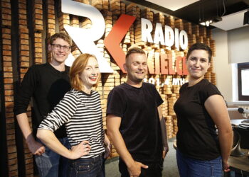 27.06.2018 Radio Kielce. Pokolenie M. Mateusz Kaczmarczyk, Joanna Kurkiewicz, Krzysztof Kucharczyk i Katarzyna Prędotka / Jarosław Kubalski / Radio Kielce