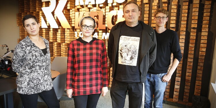 28.06.2018 Radio Kielce. Pokolenie M. Katarzyna Prędotka, Katarzyna i Krzysztof Aniołek oraz Mateusz Kaczmarczyk / Jarosław Kubalski / Radio Kielce