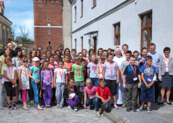 Dzieci z Ukrainy na koloniach zorganizowanych przez sandomierską Caritas / Grażyna Szlęzak-Wójcik / Radio Kielce