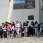 Audycja Raport Dnia z klasztoru na Świętym Krzyżu / Krzysztof Bujnowicz / Radio Kielce