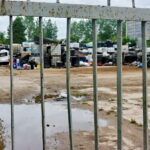 Składowisko niebezpiecznych odpadów w Nowinach przy ulicy Perłowej / Michał Kita / Radio Kielce