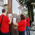 "Samorządowcy dzieciom" zbiórka krwi przed Urzędem Marszałkowskim / Marzena Mąkosa / Radio Kielce