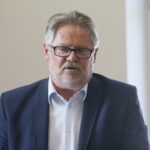 Nadzwyczajna Sesja Rady Gminy Łączna. Romuald Kowaliński - wójt Łącznej / Marzena Mąkosa / Radio Kielce