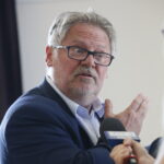 Nadzwyczajna Sesja Rady Gminy Łączna. Romuald Kowaliński - wójt / Marzena Mąkosa / Radio Kielce