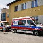 Wypadek na drodze nr 74. Zderzenie autokaru przewożącego dzieci z samochodem przewożącym kruszywo / Marzena Mąkosa / Radio Kielce