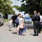 Wypadek na drodze nr 74. Zderzenie autokaru przewożącego dzieci z samochodem przewożącym kruszywo / Marzena Mąkosa / Radio Kielce