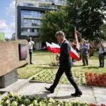 74. rocznica udanego zamachu na Franza Wittka. Oficjalne uroczystości przy pomniku na ulicy Solnej / Marzena Mąkosa / Radio Kielce