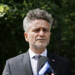 74. rocznica udanego zamachu na Franza Wittka. Oficjalne uroczystości przy pomniku na ulicy Solnej. Marek Maciągowski - dyrektor naukowy Ośrodka Myśli Patriotycznej