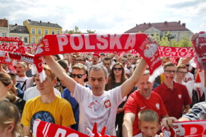 Strefa kibica. Mecz Polska - Senegal / Marzena Mąkosa / Radio Kielce