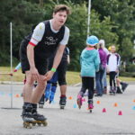 Grupowa jazda na rolkach / Marzena Mąkosa / Radio Kielce